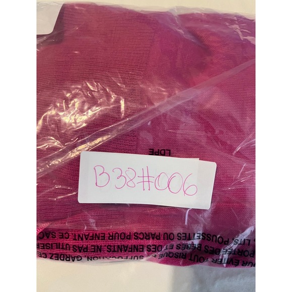 ZARA Knit Women M Fuchsia Pink Crewneck Sweater Raglan Sleeve Split Hem Pullover - Picture 12 of 12